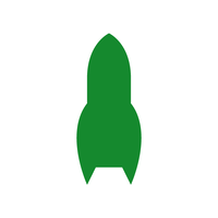 GREEN ROCKET logo