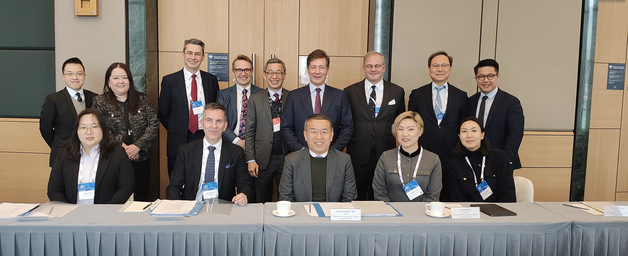 WAIFC delegation meeting with Christopher Hui at the Asian Financial Forum 2024