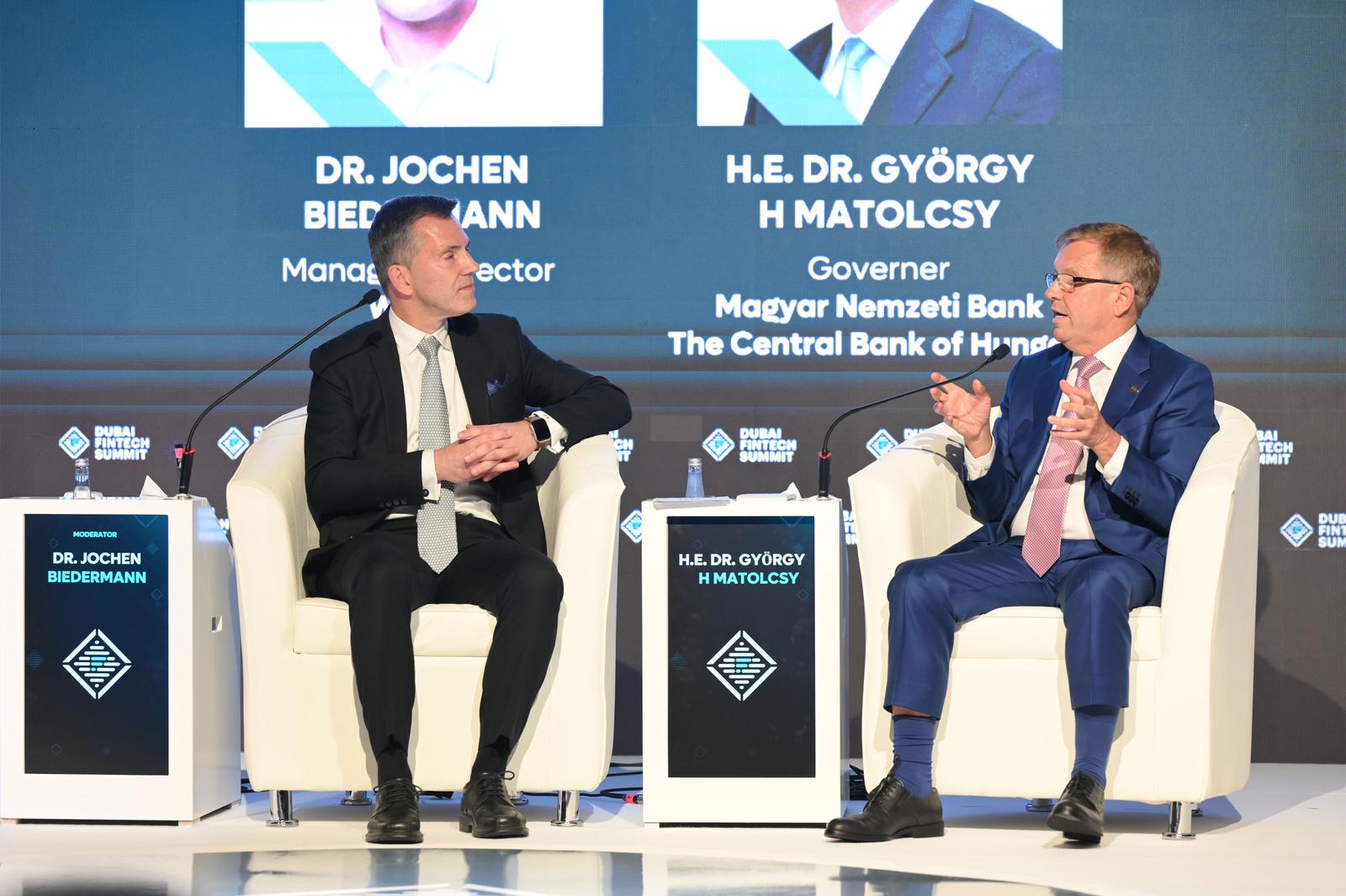 Jochen Biedermann in a Fireside Chat with Dr. György Matolcsy, Governor of the Central Bank of Hungary