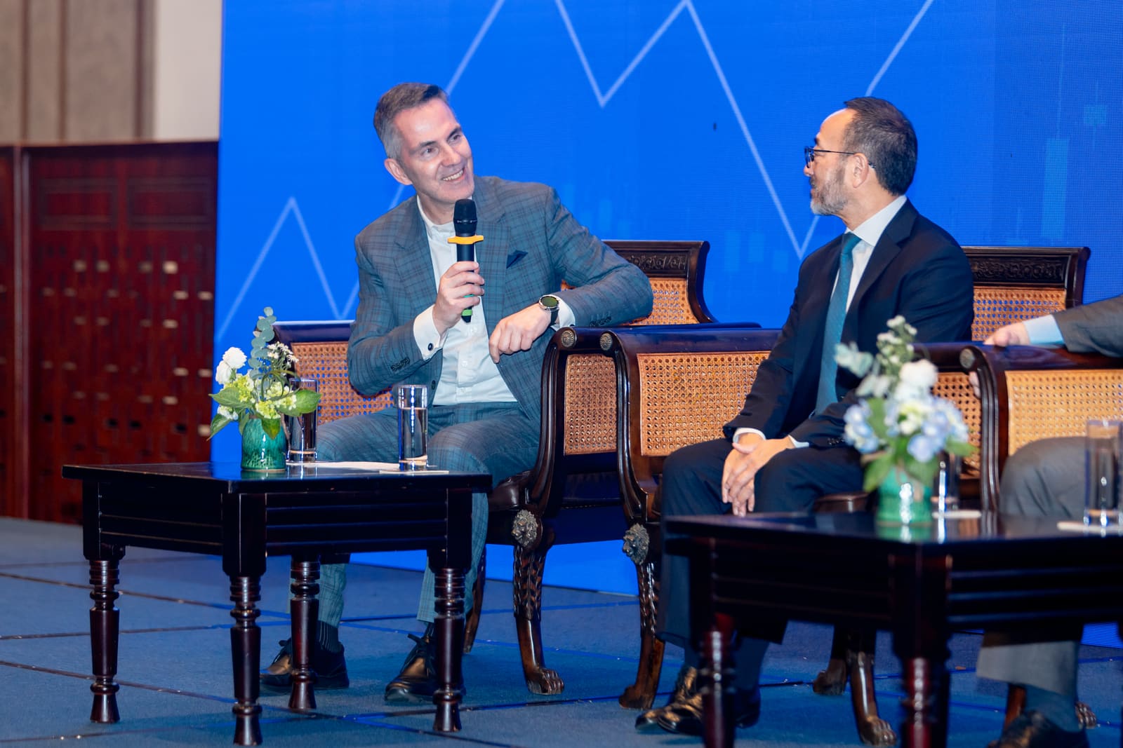 Jochen Biedermann on the panel Assessing the Current State of VIFC Buildout at the Vietnam Financial Forum 2026